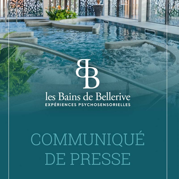 Communiqué de presse Les Bains de Bellerive